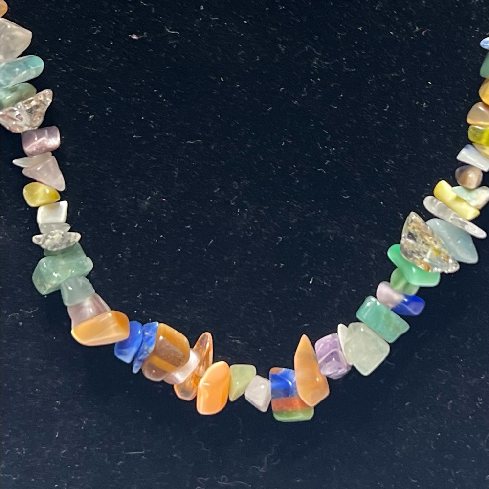 Multi colored Gem stone Necklace